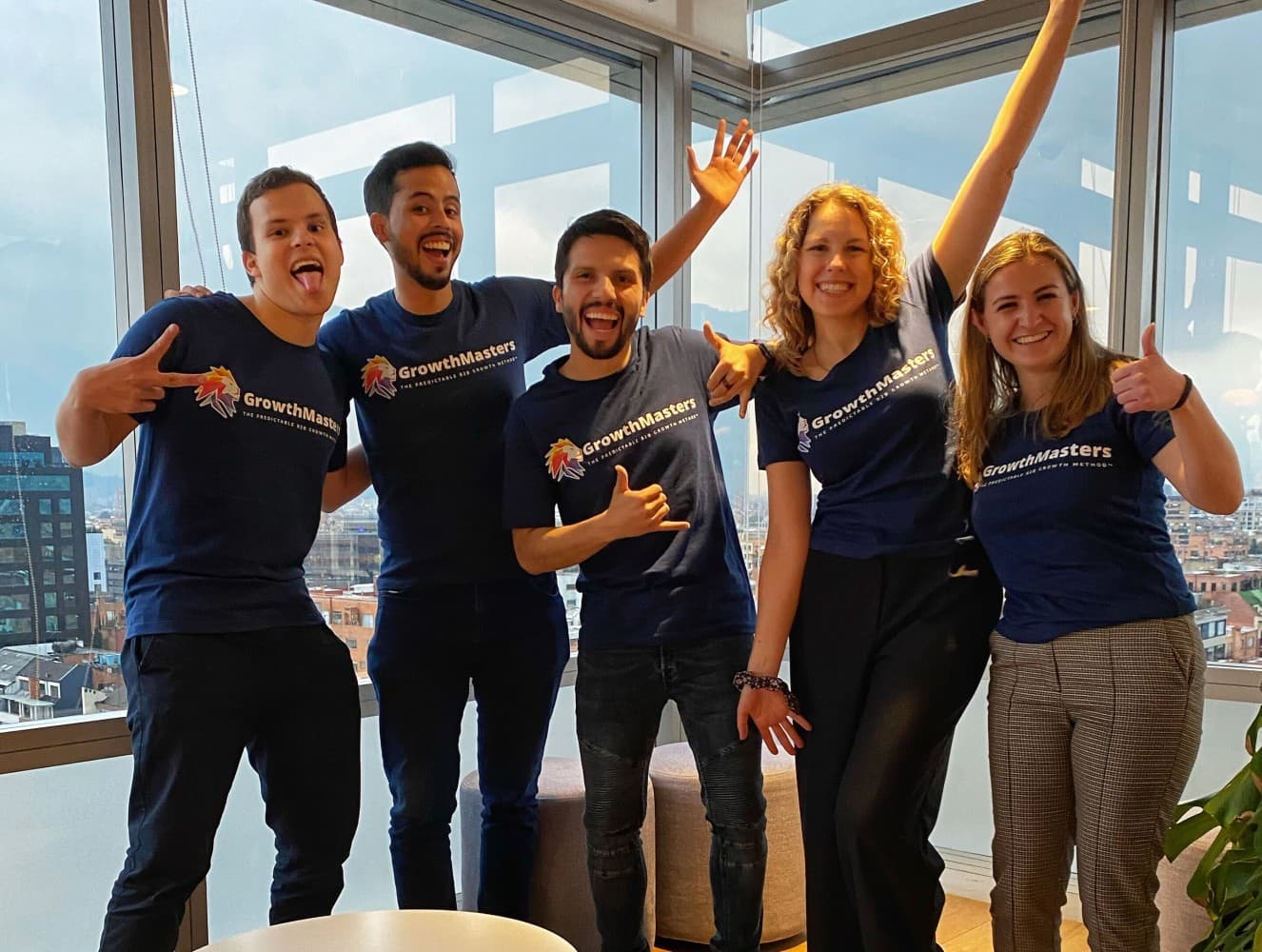Team celebration at the San Francisco office